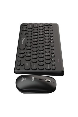 Gravion Km-bt37 Çif Modlu Wireles Bluetooth Klavye Mouse Set Siyah Optik