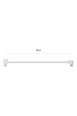 Djı Mavic Pro Ios Lightning Veri Kablosu 30 Cm Tablet Ve Telefonlar İçin Beyaz Renk