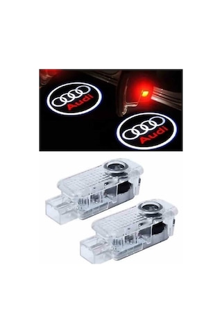 Hdm Audi A3 Kapı Altı Logo Hayalet 2008 Sonrası Led Işık Delmesiz Kullanım Kolaylığı
