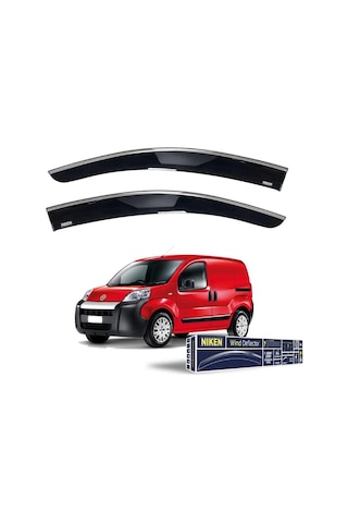 Fiat Fiorino Uyumlu Krom Çıtalı Cam Rüzgarlığı 2008- 2 Li