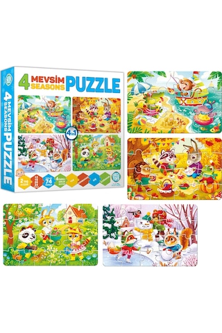 Circle Toys 4 Mevsim  Puzzle
