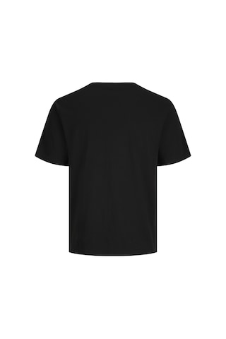 Jack & Jones Erkek Gögüs Baskili Regular Fit Bisiklet Yaka - Roche - 12298443 Siyah