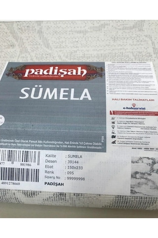 Padişah Halı Sümela Serisi 39144 095 Tüm Ebatlar