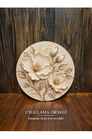 Yuvarlak Boş Tuval 40 Cm Çap 40 Cm
