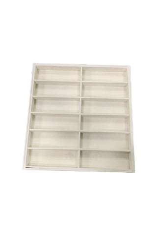 Yerli Üretim Havana Model Süet Kumaş Krem Renk Gözlük Standı Krem