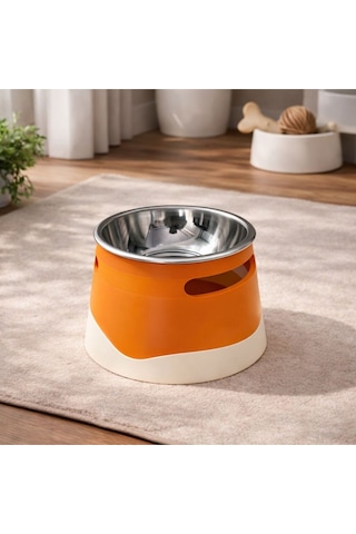 İsime Özel Yükseltilmiş Köpek Mama Kabı Paslanmaz Çelik Hazne, Ergonomik Tasarım