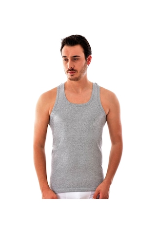 3'lü Seher Ribana Sporcu Rambo Spor Erkek Atlet Gri Gri