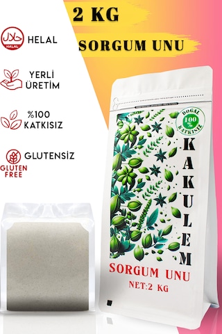 Kakulem Glutensiz Yerli Sorgum Darı Unu 2 Kg