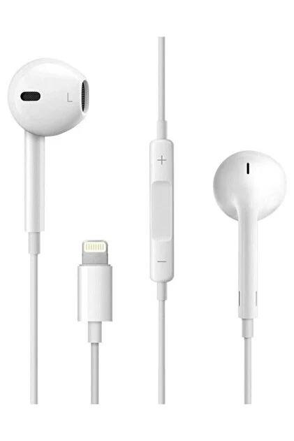 Linkage Lkl-08 Apple İphone Uyumlu Lightning Jack Kablolu Mikrofonlu Kulaklık 1.2 Metre