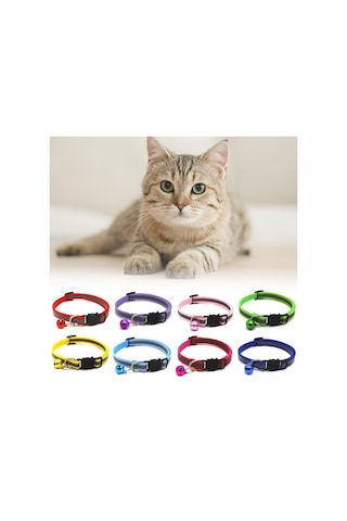 Xindoker Köpek Ve Kedi İçin Aydınlatmalı Nylon Kolyeler - Ayarlanabilir, Çalıklı, Kayıp Olmayan, Tüm Mevsimlerde Kullanıma Uygun, Mor