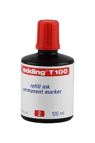 Edding T100 Permanent Mürekkep 100Ml Siyah