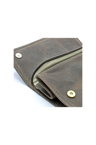 Rattray's Peat Tobacco Pouch 3 Kahve Deri Pipo Tütün Kesesi 131590