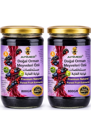 Karışık Orman Meyvesi Özü 2 800gr Böğürtlen, Yaban Mersini, Frambuaz,ahududu,frenk Üzümü,aronya