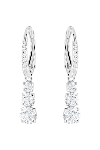 5416155 Swarovski Küpe Attract Trilogy:Pe Rnd Czwh/Rhs Gümüş