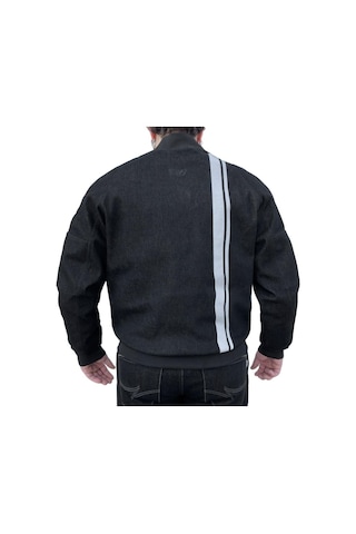 Thebikerjeans Night Flight Bomber Black Korumalı Motosiklet Montu