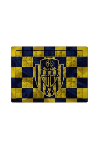 Ghostbastır Design Ankaragücü Spor 99 Parça Ayaklı Puzzle Dekoratif Çocuk Yapbozu 099