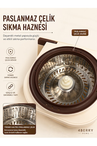 Tekerlekli Spin Mop Seti- Pedallı Sıkma Hazneli, Mikrofiber Başlıklı Ve Teleskopik Saplı Temizlik Seti