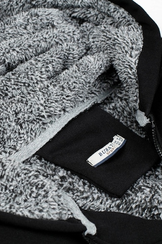 Buratti Içi Kürklü Kapüşonlu  Slim Fit Erkek Sweat 575708 Siyah