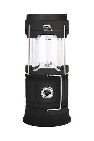 Hfambition Güneş Enerjili Led Kamp Feneri, Usb Şarj Edilebilir, Taşınabilir, 2000lm Parlaklık, 50m Işık Mesafesi Ve 6m² Aydınlatma Alanı Çok Renkli