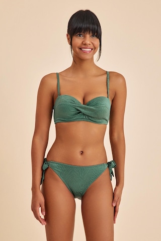 Bali Yeşil Yandan Bağlamalı Bikini Alt Yeşil
