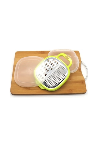 Valletta Okinawa Saklama Kaplı 2'si 1 Arada Rende Yeşil