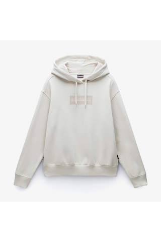 Napapijri B-box Logo H W Kadın Bej Sweatshirt Düz Np0a4hyqn901 Bej