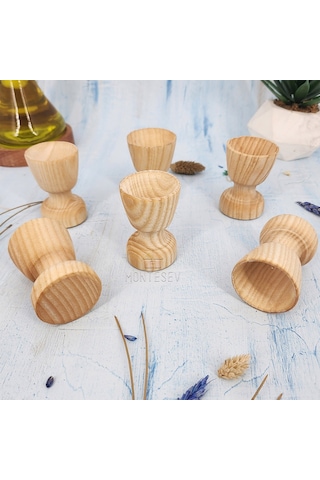 Montesev Doğal Ağaç Yumurtalık 6'lı