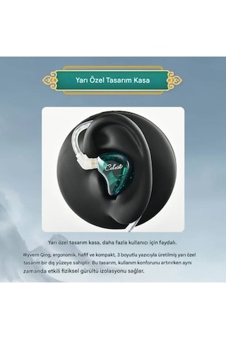 Kinera Celest Wyvern Qing İem 3.5mm Kulak İçi Kulaklık Sip101