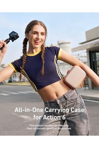 Osmo Action 6 İçin Taşıma Çantası Grey , Disadv Series For Djı Osmo Action 6