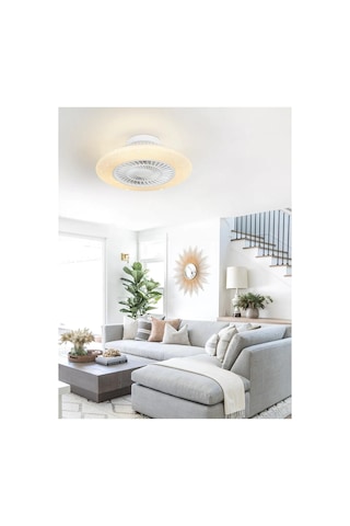 Dlc Nord 60cm Kumandalı Led Tavan Vantilatörü Beyaz