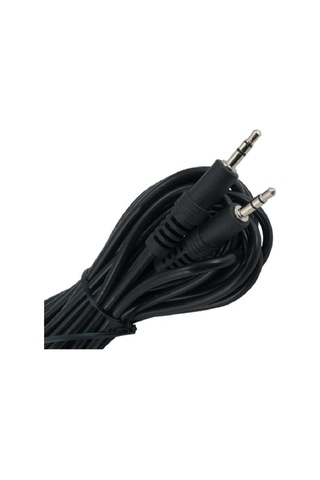 5 Metre Aux To Aux 3.5mm Jack Girişli Müzik Ve Ses Aktarıcı Kablo Siyah Sku: Smgstk656ea62354
