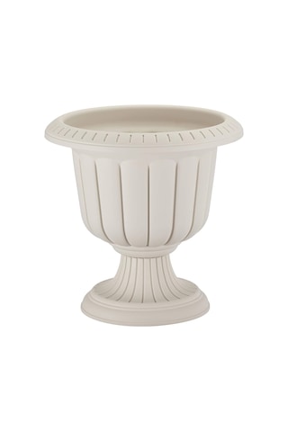 Plastik Nergis Saksı Beyaz 25.3 Lt No:2