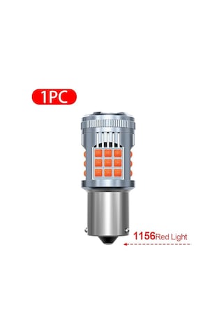 Kırmızı Seametal Süper Parlak Led Canbus Işık 1156 Ba15s 1157 Bay15d P21/5w Dönüş Sinyali Için Hata Yok 1156