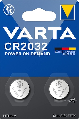 Varta Power On Demand Cr2032 Pil 2li