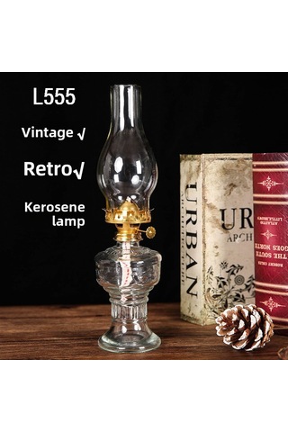 Yifomall Lotus Desenli Klasik Kerosene Lambası - Kamp, Bahçe, Oturma Odası Dekoratif Aydınlatma - Hafif Ve Dayanıklı Taşınabilir Lamba Diğer