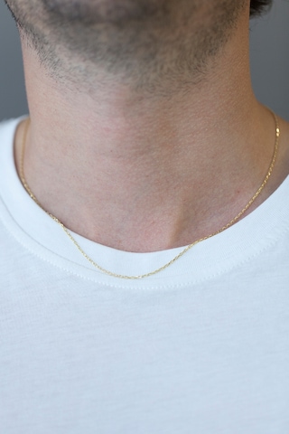 14 Ayar Altın 50 Cm Erkek Zincir Kolye N11.365