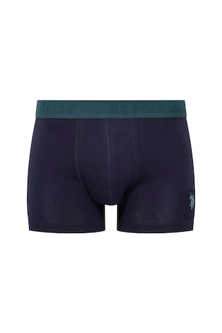 U.S. Polo Assn. U.s Polo Assn. 80504 Erkek Pamuklu 3'lü Boxer-lacivert&baskılı&yeşil Lacivert