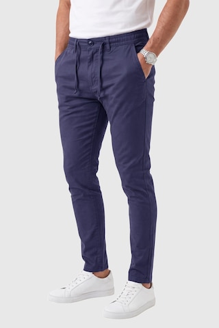 Deepsea Erkek Slim Fit Likralı Lacivert Jogger Pantolon Beli Lastikli İpli Esnek Spor Pantolon 2700523