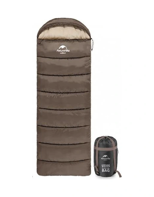 Naturehike U350s -17 Derece Birleştirilebilir Uyku Tulumu Kahverengi Kahverengi