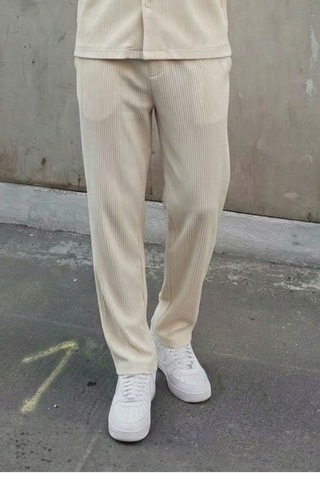 Vamos Fitilli Baggy Fit Pantolon Bej
