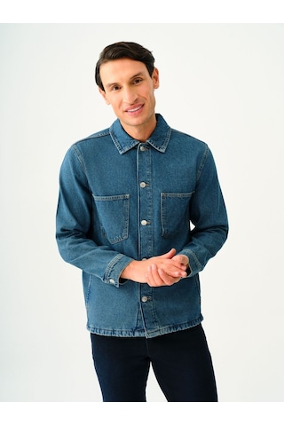 LOFT Oversize Fit Erkek Ceket Lf2034851 Q1.v1 Denim
