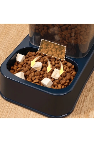 Honeybeeshop Beyaz Su Ve Mama Kabı Seti Dayanıklı Plastik Kedi Köpek Yemek Ve Su Kapları Küçük Hayvanlar İçin