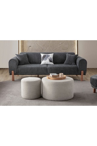 Armoni 3+3+1+1 Koltuk Takımı Antrasit