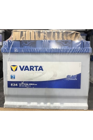 Varta / E24 70 Amper Ters Kutup Akü 2024 Tarihli