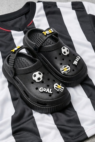 N Moda Unisex Çocuk Figürlü Sticker Sandalet-terlik Beşiktaş