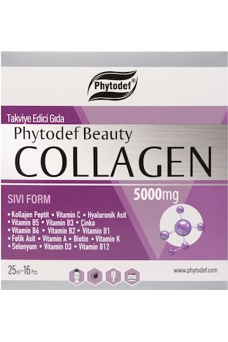 Phytodef Kolajen Likit Form 2 x 16 Shots﻿ x ﻿25 ML