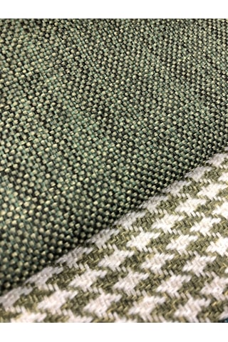 Enesar Home Yeşil Keten Döşemelik Kumaş Premium Dokuma 127 100 x 140 cm