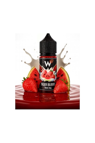 Tigers Blood - Premium Aroma 30ml - Karpuz, Çilek - Likit Tatlandırıcı