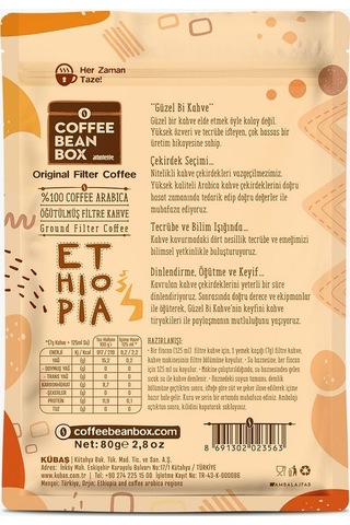 Altın Telve Ethiopia Filtre Kahve 10 x 80 G