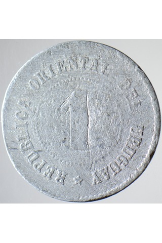 Uruguay Yerel Kullanım Hayvancılık-para Yerine Geçen Jeton. Alüminyum 20 Mm Nadir. 1900ler Başı